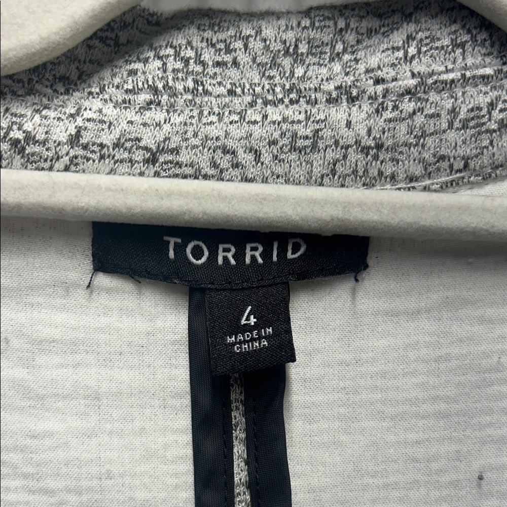 Torrid Gray Knit Blazer Jacket - image 2